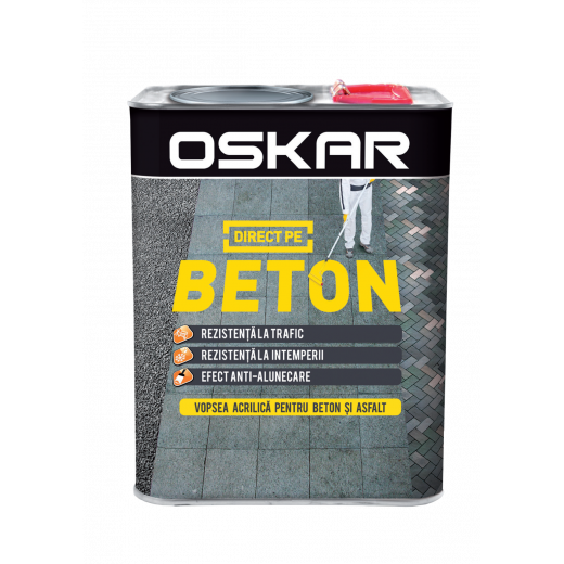 OSKAR BETON Email, 2.5 L, Negru
